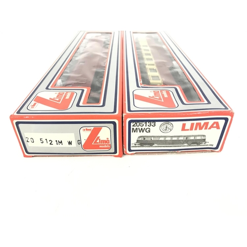 222 - 2 X Boxed 00 Gauge Llima Diesel Locomotives Including #205133 MWG.