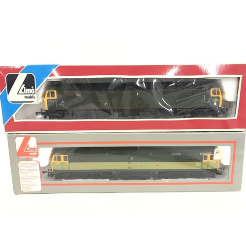 225 - 2 X Boxed 00 Gauge Llima Diesel Locomotives.