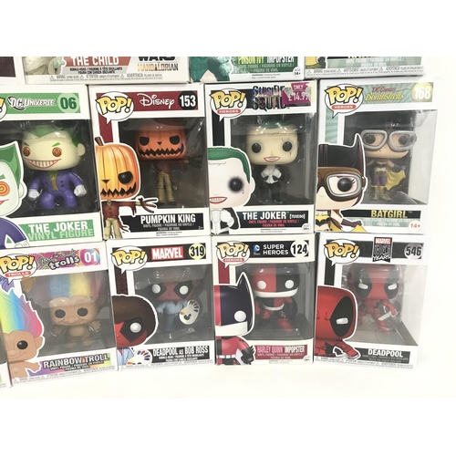 23 - A Collection of Boxed Funko Pop Figures. Including Trolls. Etc.