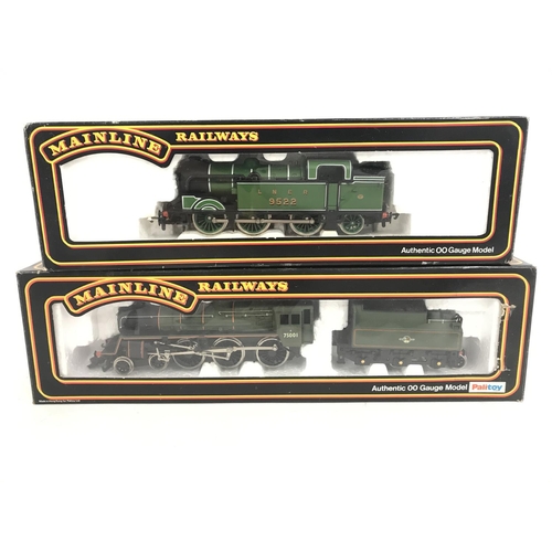 235 - 2 X Boxed Mainline 00 Gauge Locomotives. A 4-6-0 Standard Class 4 Locomotive #37-053 and a N2 Class ... 