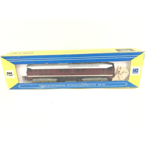 240 - A Boxed Piko H0 Gauge Diesel Locomotive.