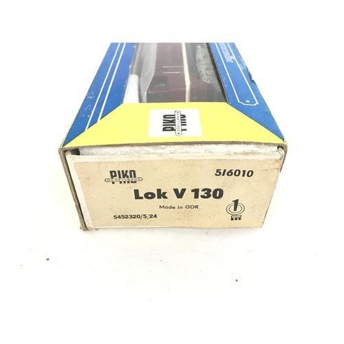 240 - A Boxed Piko H0 Gauge Diesel Locomotive.