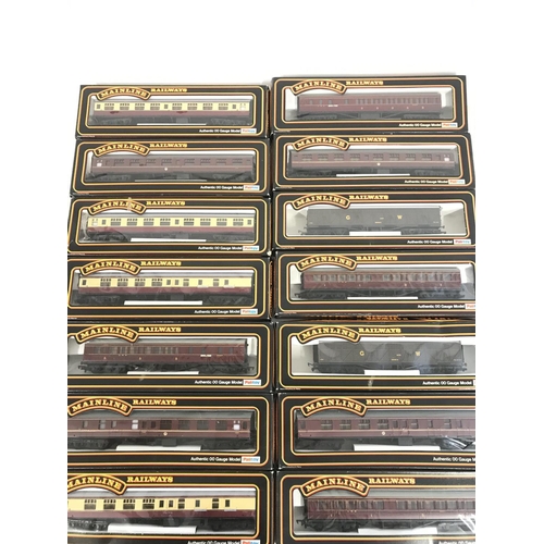 245 - A Collection of Boxed 00 Gauge Mainline Coaches.