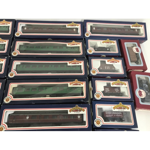 249 - A Collection of Boxed 00 Gauge Bachmann Coaches and Wagons.