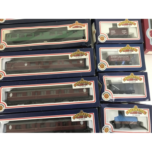 249 - A Collection of Boxed 00 Gauge Bachmann Coaches and Wagons.