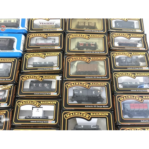 250 - A Collection of Boxed 00 Gauge Mainline Wagons and 2 Airfix Coaches.