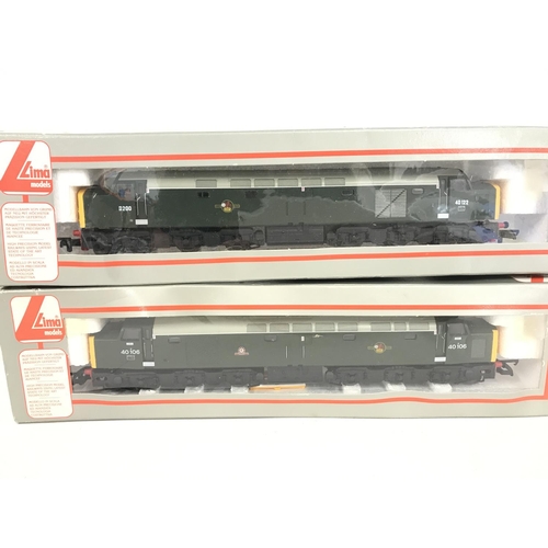 252 - 4 X Boxed Llima 00 Gauge Diesel Locomotives.