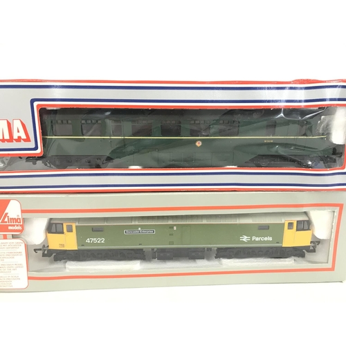 252 - 4 X Boxed Llima 00 Gauge Diesel Locomotives.