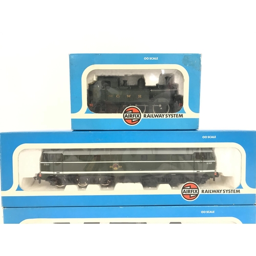 253 - 3 X Boxed Airfix 00 Gauge Locomotives. #s 54152-7. 54123-9 and 54101-9.