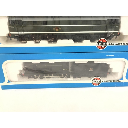 253 - 3 X Boxed Airfix 00 Gauge Locomotives. #s 54152-7. 54123-9 and 54101-9.