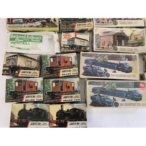 255 - A Collection of Model Kits Including Airfix and Kitmaster. Some Part Built.