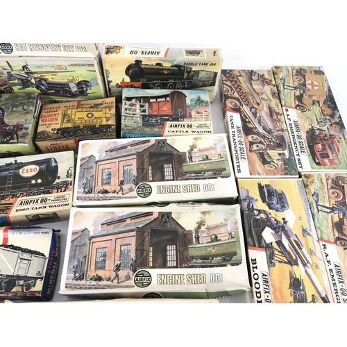 255 - A Collection of Model Kits Including Airfix and Kitmaster. Some Part Built.