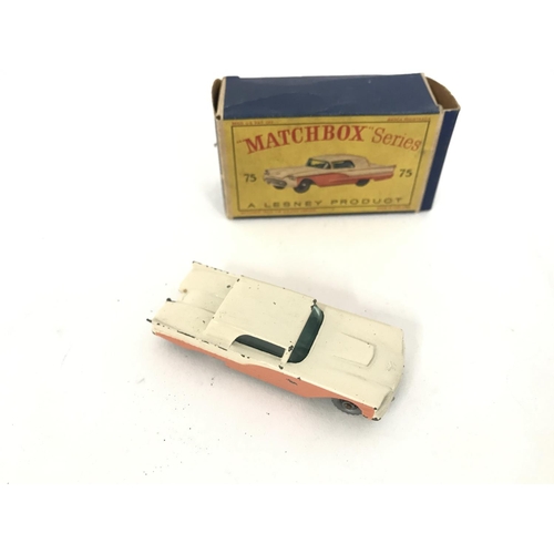 274 - A Rare Matchbox Thunderbird #75(A).