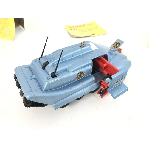 275 - A Boxed Dinky Toys Captain Scarlet Spectrum Pursuit Vehicle #104. Box Is Worn. No inner sleeve.