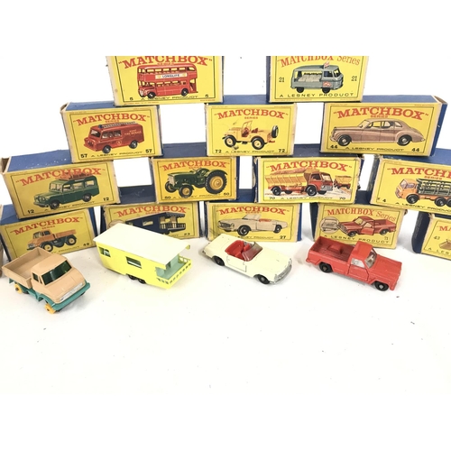 276 - A Collection of Matchbox Vehicles. Boxes In Various States.