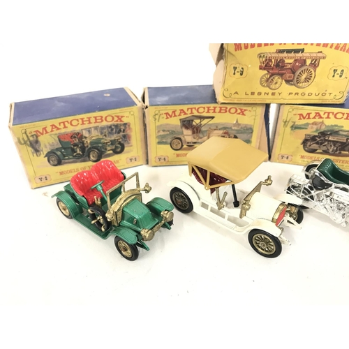 280 - A Collection of Matchbox Models Of Yesteryear. Including a 1914 Sunbeam Motor Cycle #Y-8. Boxes Are ... 