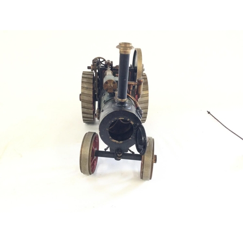 290 - A Bassett Low-key Live Steam 3/4 inch scale traction engine.