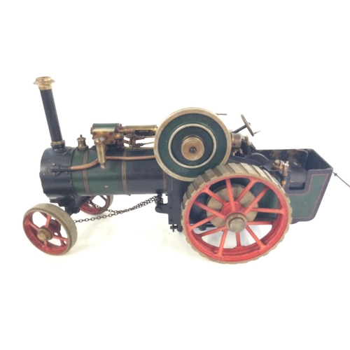 290 - A Bassett Low-key Live Steam 3/4 inch scale traction engine.