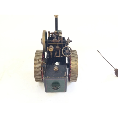 290 - A Bassett Low-key Live Steam 3/4 inch scale traction engine.