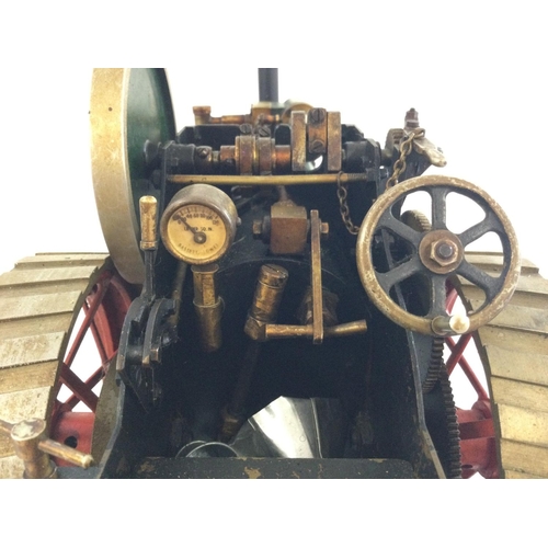 290 - A Bassett Low-key Live Steam 3/4 inch scale traction engine.