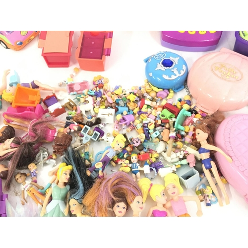 297 - A Box Containing Polly Pocket Toys. No reserve.