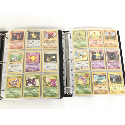 338 - 2 Binders Containing Vintage Pokemon Cards Including Original Base. Jungle. Fossil. Black Star Promo... 