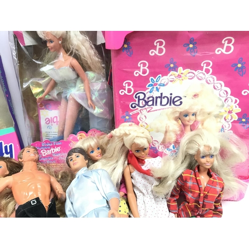 347 - A Collection of Sindy and Barbie Dolls. (2) NO RESERVE