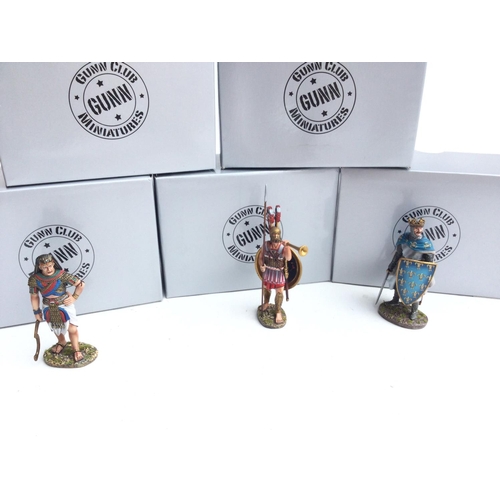 357 - A Collection of 5 Boxed Gunn Club Miniatures.