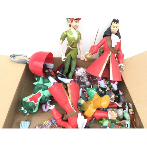 388 - A collection of Disney toys and figures associated with Peter Pan. NO RESERVE
