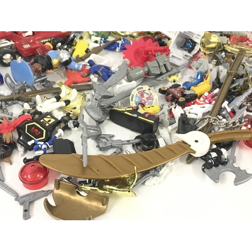 39 - A collection of of Power Rangers parts and accessories.