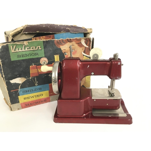 392 - A Boxed Vintage Vulcan Senior Sewing Machine. NO RESERVE