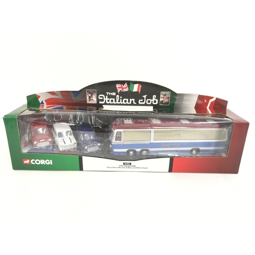 397 - A Boxed Corgi The Italian Job set with Bus #36502.