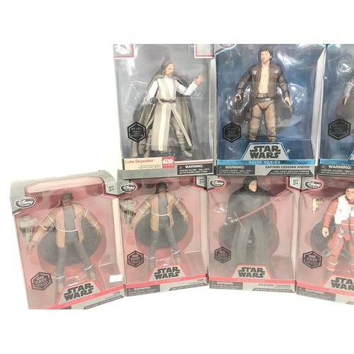 4 - 8 Boxed Star Wars Elite Figures.