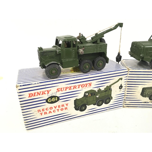 405 - A Boxed Dinky Recovery Tractor #661 and a Tank Transporter #660.