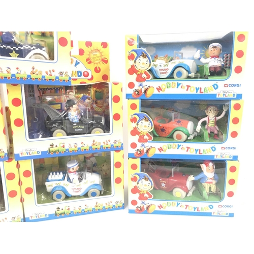 407 - A Collection of Boxed Noddy In Toyland Diecast. By Corgi and Lledo.