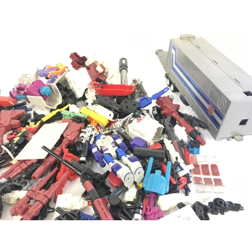 41 - A collection of of Transformers parts and accessories