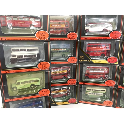 410 - A Collection of Boxed Exclusive First Editions Buses.