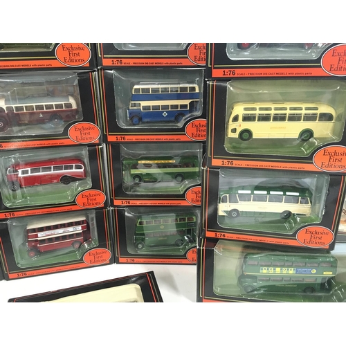 410 - A Collection of Boxed Exclusive First Editions Buses.
