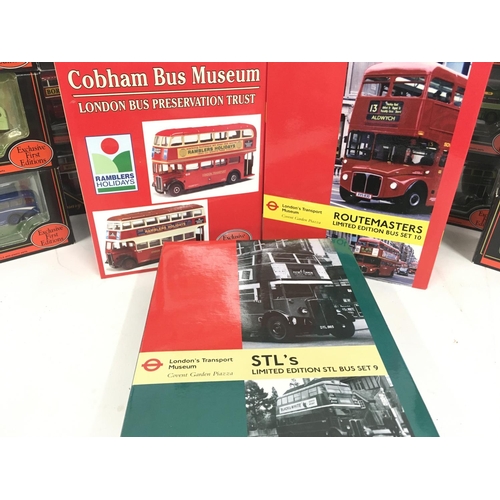 410 - A Collection of Boxed Exclusive First Editions Buses.