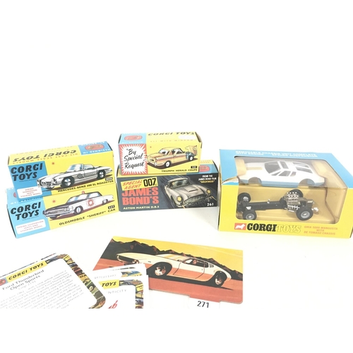 412 - A Small Collection of Corgi Model Club Collectables including James Bond D.B.5.