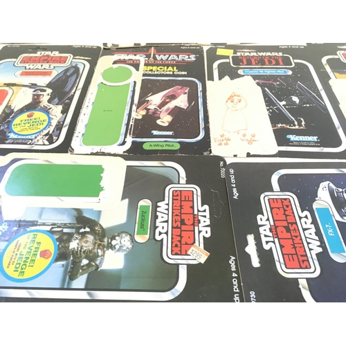 47 - A collection of 12 Star Wars back cards from The Return of the Jedi..The Empire Strikes Back..