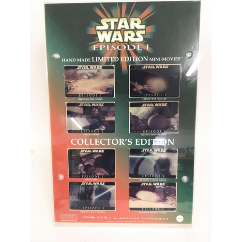 50 - A Box Containing an Assortment of Doctor Who and Topps Star Wars Trading Cards-Monster Invasion. epi... 