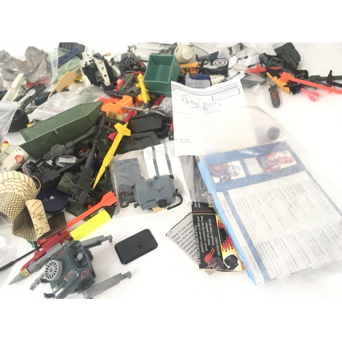 54 - A collection in excess of 150 pieces of of GI Joe parts and accessories