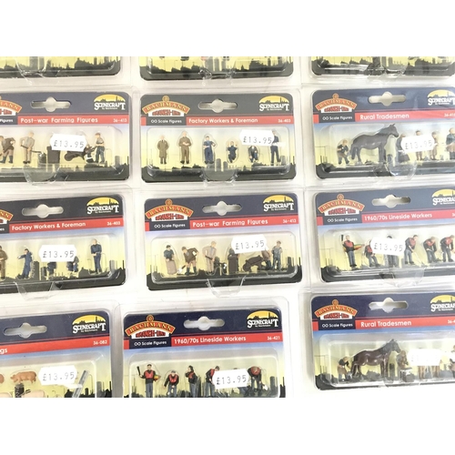 583 - A Collection of Boxed Bachmann 00 Scale Figures. No Reserve.