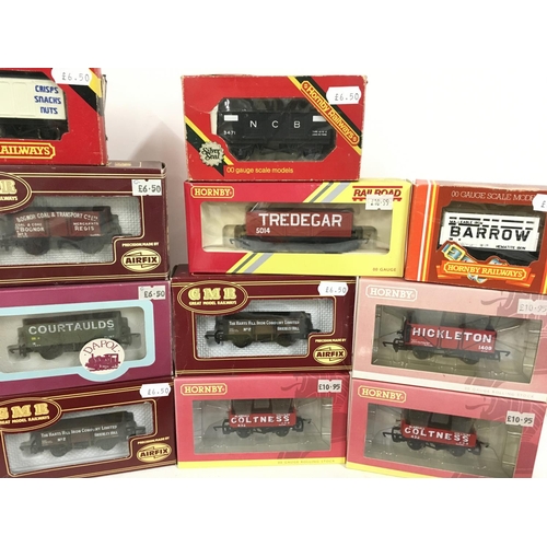 589 - A Collection of Boxed 00 Gauge Wagons and Coaches. Including Hornby. GMR. Grafar Etc.