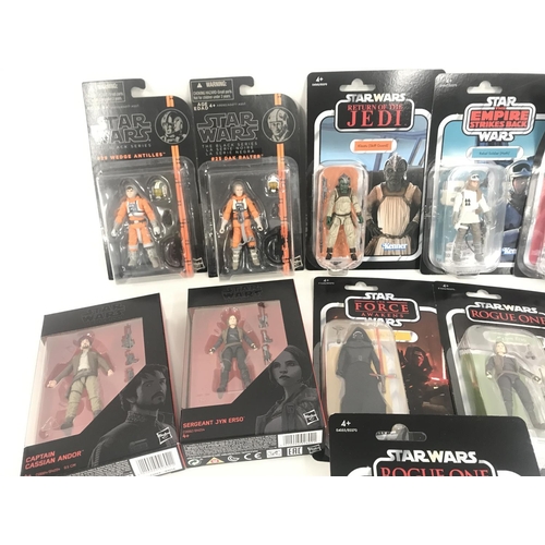 6 - A Collection of Modern Star Wars Figures. All Carded/Boxed.