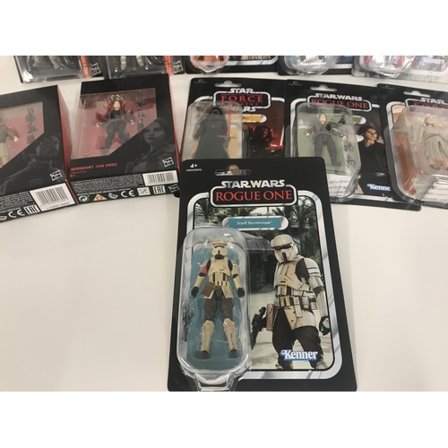 6 - A Collection of Modern Star Wars Figures. All Carded/Boxed.