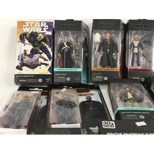 60 - A collection of Star Wars Black series figures all in original packaging