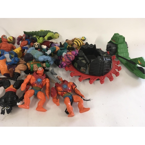 64 - A collection of vintage HeMan Masters of the Universe figures