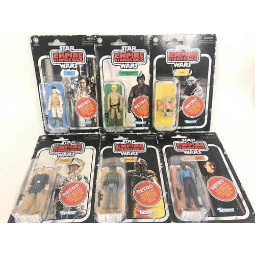 7 - A Complete Set of Star Wars Retro Collection. Wave 2.